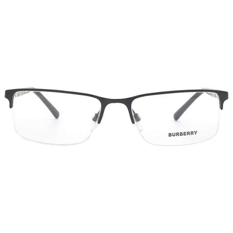 burberry eyeglasses be1282 1001 black 55 mm|BURBERRY BE 1282 1001 Black Palladium Metal Semi.